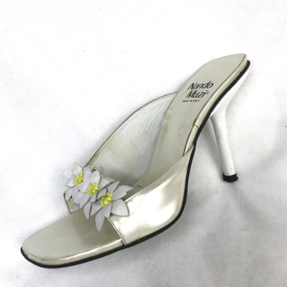 Nando Muzi Italian made patent leather sandals